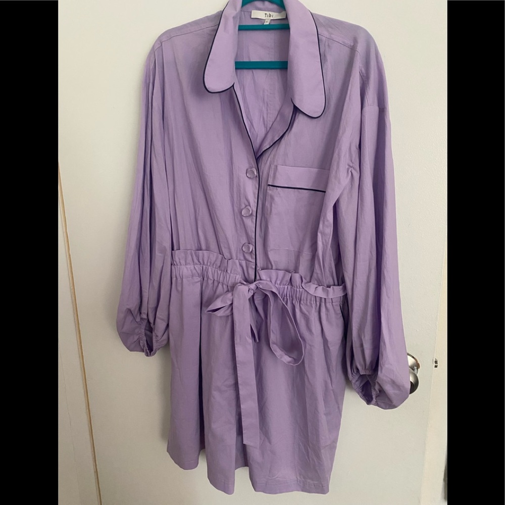 Tibi purple romper L